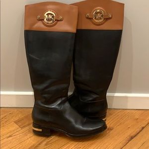 Michael Michael Korda Two-Tone Riding Boot